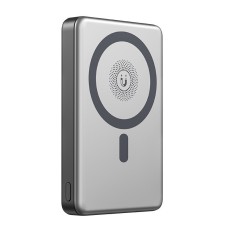 Повербанк портативний акумулятор Power bank XO PR296 Metal Magnetic Fast Charging магнітний 15W 10000 mAh Grey